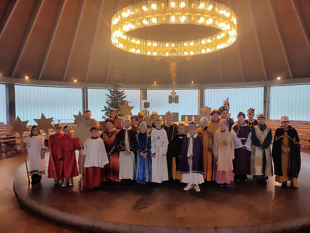 Die Sternsinger aus Wombach - vergrößern