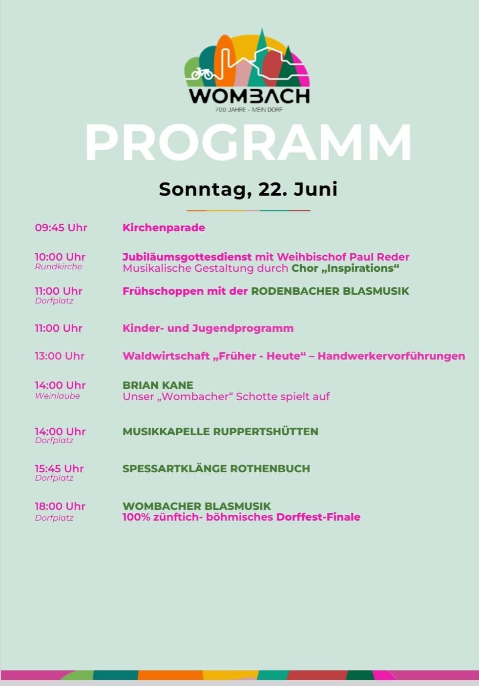 gehe zum Festprogramm Sonntag