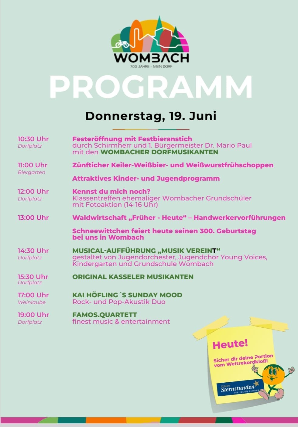 gehe zum Festprogramm Donnerstag