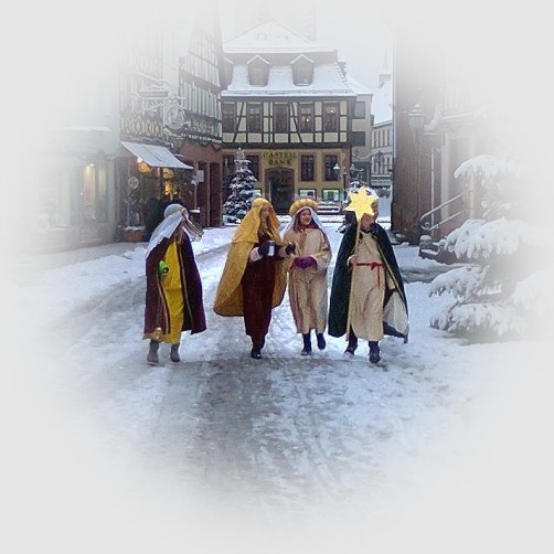 Die Sternsinger wurden ausgesandt - vergrößern